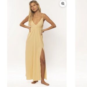 Amuse Society Light Yellow Dress